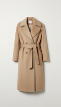 Cashmere Beige Longline Coat